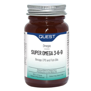 Quest Super Omega 3, 6 and 9 90 Capsules - O'Sullivans Pharmacy - Vitamins - 5022339000174