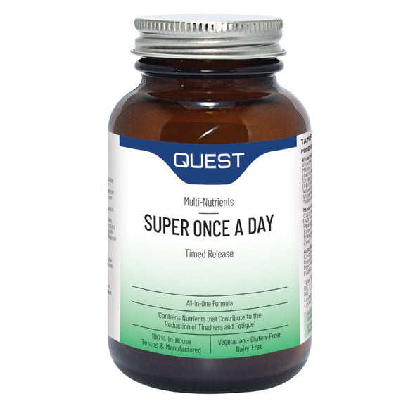 Quest Super Once - A - Day Timed Release 90 Tablets - O'Sullivans Pharmacy - Vitamins - 5022339000112