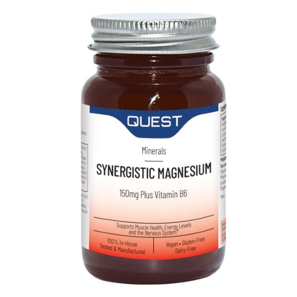 Quest Synergistic Magnesium 150mg 30 Tablets - O'Sullivans Pharmacy - Vitamins - 5022339000105