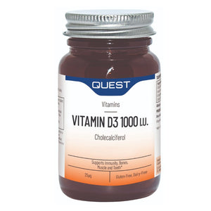 Quest Vitamin D3 1000iu 180 Tablets - O'Sullivans Pharmacy - Vitamins - 5022339673019