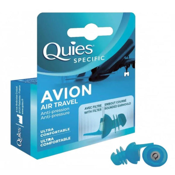 Quies Avion Air Travel Ear Plugs 1 Pair - O'Sullivans Pharmacy