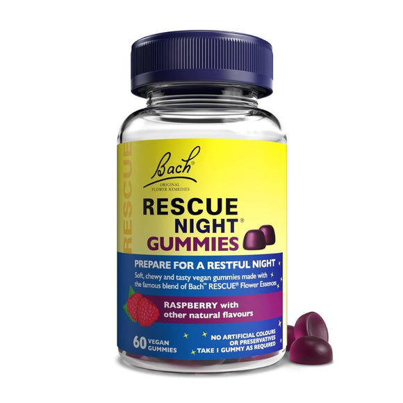 Rescue Remedy Night Gummies 60 Capsules - O'Sullivans Pharmacy - Vitamins - 5000488303247