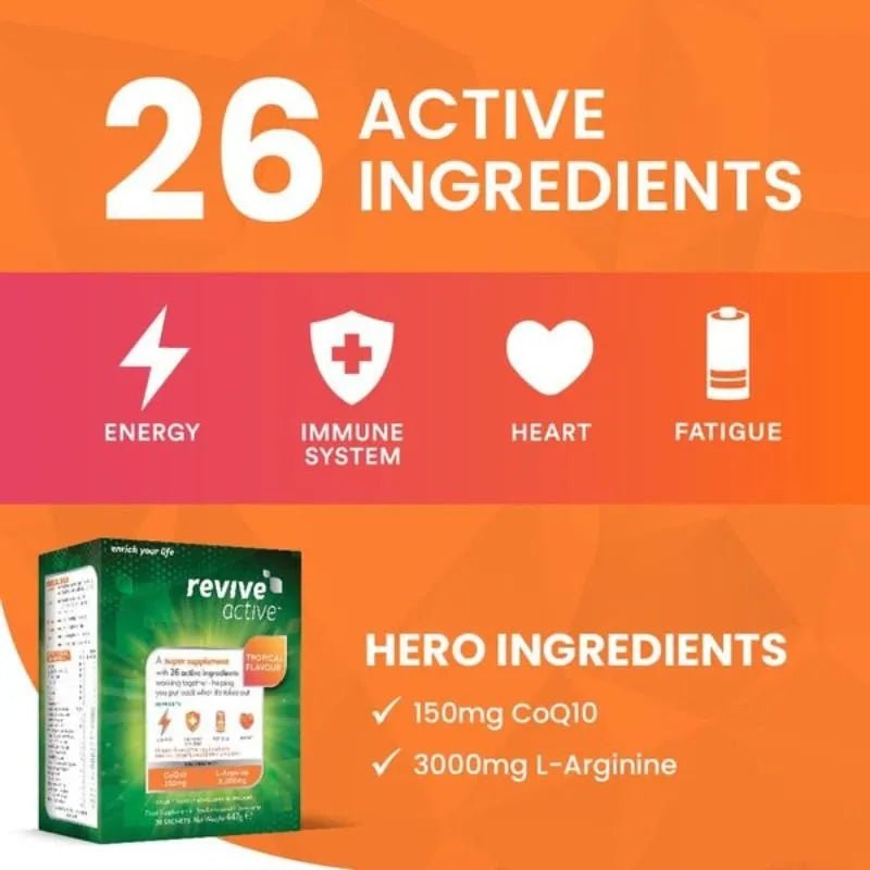 Revive Active Tropical Sachets 30 Pack | O'Sullivans Pharmacy