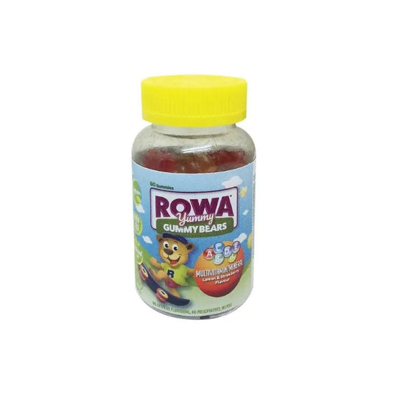Rowa Yummy Gummy Bears Multivitamins 60 Pack - O'Sullivans Pharmacy