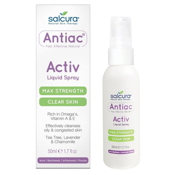 Salcura Antiac Activ Liquid Spray 50ml - O'Sullivans Pharmacy - Skincare - 5060130030952