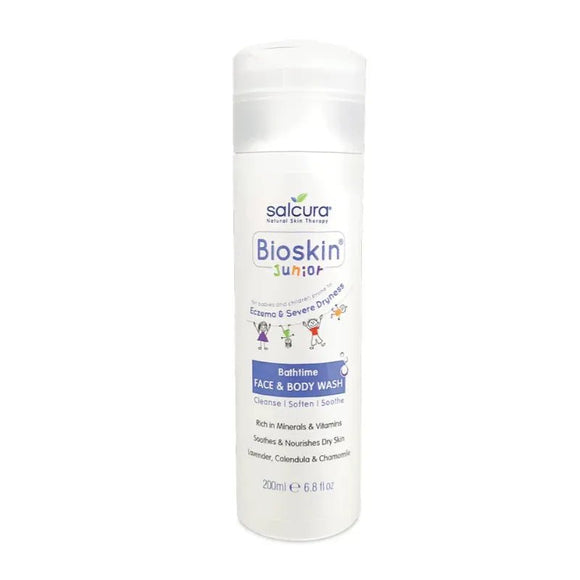 Salcura Bioskin Junior Face & Body Wash 200ml - O'Sullivans Pharmacy
