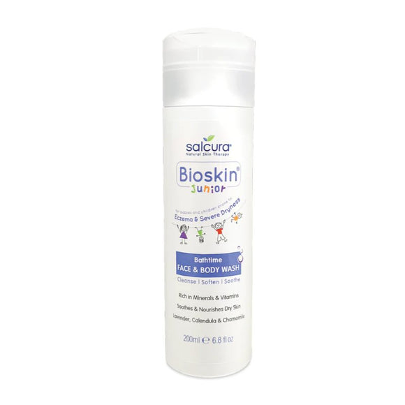 Salcura Bioskin Junior Face & Body Wash 200ml - O'Sullivans Pharmacy - Skincare - 5060130032321