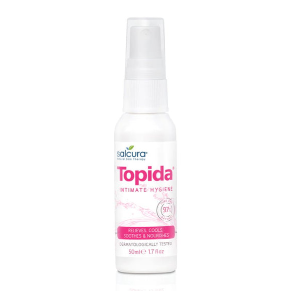 Salcura Topida Intimate Hygiene Spray 50ml - O'Sullivans Pharmacy - Feminine Care - 5060130030945