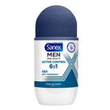 Sanex Men Roll On Deodorant Active Control 50ml - O'Sullivans Pharmacy - Toiletries - 8714789763453