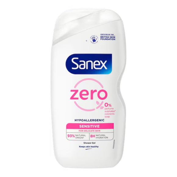 Sanex Shower Gel Zero% Sensitive 450ml - O'Sullivans Pharmacy - Toiletries - 8718951416765