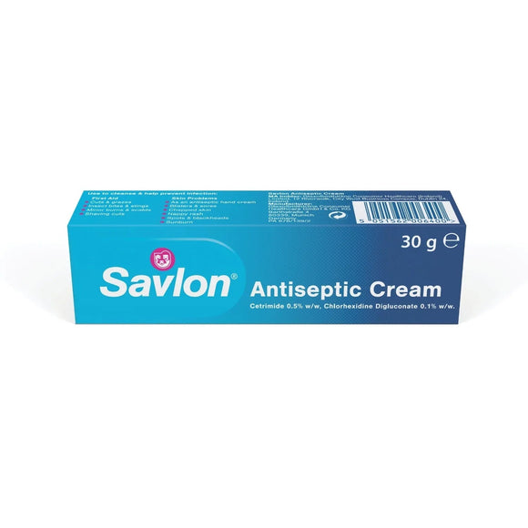 Savlon Antiseptic Cream 30g - O'Sullivans Pharmacy