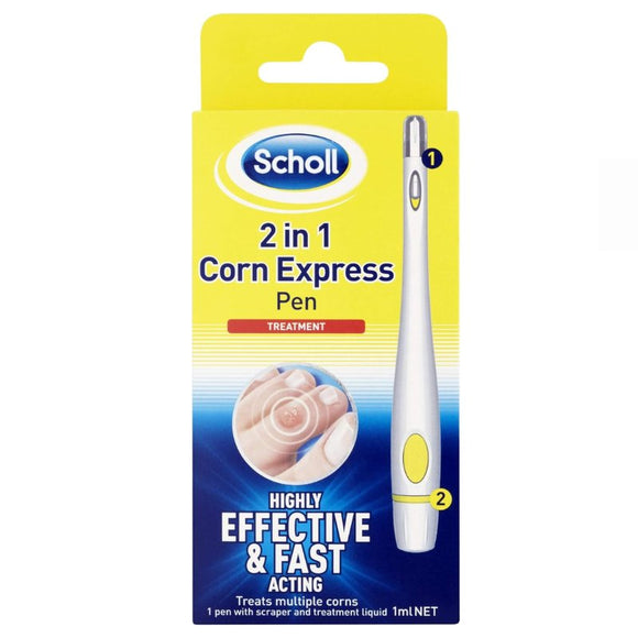 Scholl 2 In 1 Express Corn Pen - O'Sullivans Pharmacy - Medicines & Health - 5038483999011