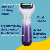 Scholl Expert Care 2 in 1 File & Smooth Foot File Purple - O'Sullivans Pharmacy