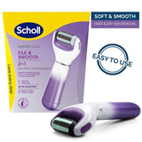 Scholl Expert Care 2 in 1 File & Smooth Foot File Purple - O'Sullivans Pharmacy