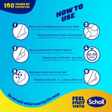 Scholl Expert Care Exfoliating Heel Peel Mask 1 Pair - O'Sullivans Pharmacy