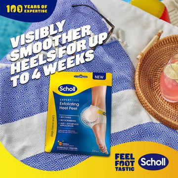 Scholl Expert Care Exfoliating Heel Peel Mask 1 Pair - O'Sullivans Pharmacy