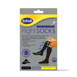 Scholl Flight Socks Black Cotton Large - O'Sullivans Pharmacy