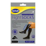 Scholl Flight Socks Black Cotton Small - O'Sullivans Pharmacy