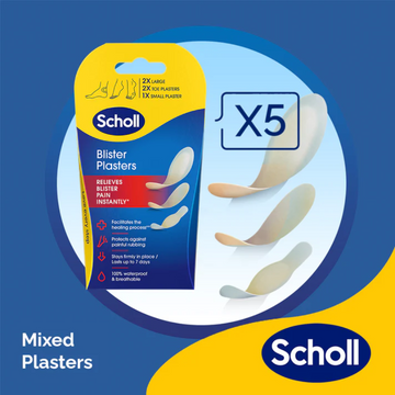 Scholl Blister Plasters Mixed 5 Pack