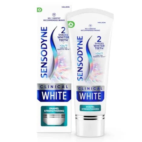 Sensodyne Clinical White Enamel Strengthening 75ml - O'Sullivans Pharmacy