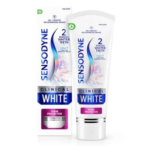 Sensodyne Clinical White Stain Protection 75ml - O'Sullivans Pharmacy