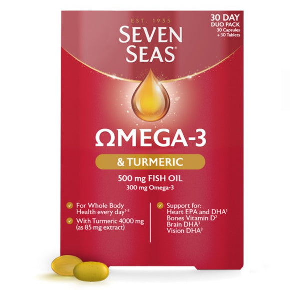 Seven Seas JointCare Tumeric 30 Day Duo Pack - O'Sullivans Pharmacy - Vitamins - 8700216436342