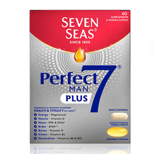 Seven Seas Perfect 7 Man Plus Capsules & Tablets 60 Pack - O'Sullivans Pharmacy - Vitamins - 5012335880108