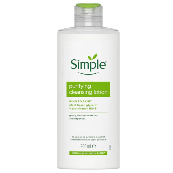 Simple Purifying Cleansing Lotion 200ml - O'Sullivans Pharmacy