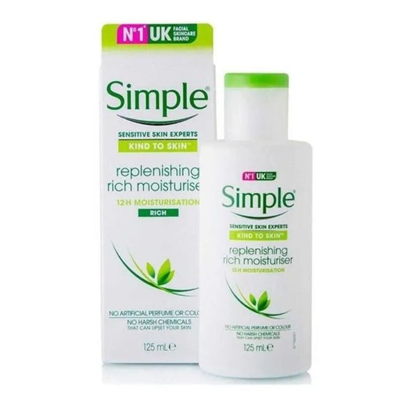 Simple Replenishing Rich Moisturiser 125ml - O'Sullivans Pharmacy