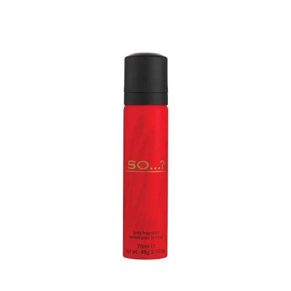SO…? Body Spray 75ml - O'Sullivans Pharmacy