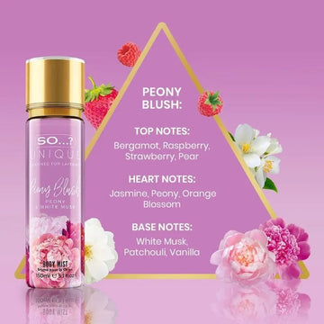 SO…? Unique Peony Blush Body Mist 150ml - O'Sullivans Pharmacy