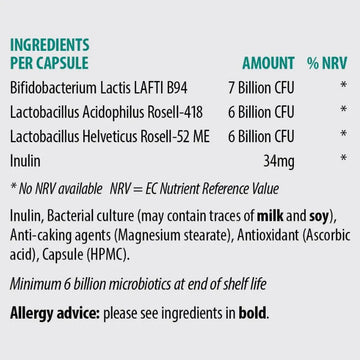 Sona Afterbiotic - 7 Day Courses Capsules 10 Pack - O'Sullivans Pharmacy