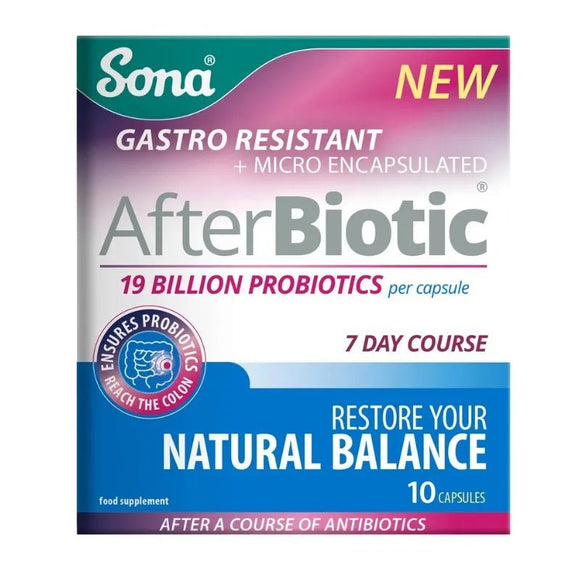 Sona Afterbiotic - 7 Day Courses Capsules 10 Pack - O'Sullivans Pharmacy