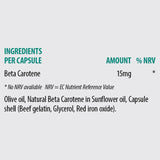 Sona Beta Carotene One - A - Day Capsules 60 Pack - O'Sullivans Pharmacy - Vitamins - 5390612000204