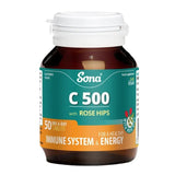 Sona C500 Vitamin C 500mg Tablets 50 Pack - O'Sullivans Pharmacy