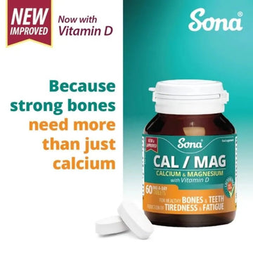Sona Cal/Mag/Vit D3 Tablets 60 Pack - O'Sullivans Pharmacy