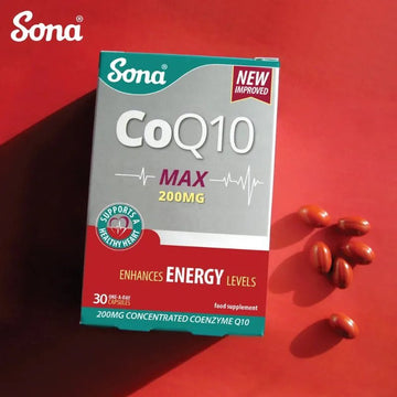 Sona CoQ10 Max 200mg Capsules 30 Pack - O'Sullivans Pharmacy