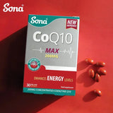 Sona CoQ10 Max 200mg Capsules 30 Pack - O'Sullivans Pharmacy
