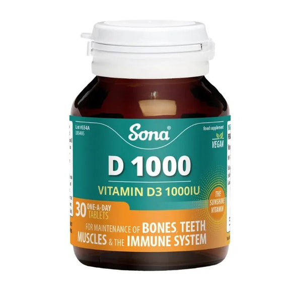 Sona D1000 Tablets 30 Pack - O'Sullivans Pharmacy
