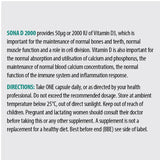 Sona D2000 Capsules 60 Pack - O'Sullivans Pharmacy - Vitamins - 5390612009481