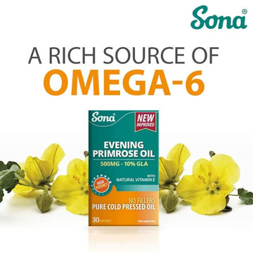 Sona Evening Primrose Oil 500mg Capsules 30 Pack - O'Sullivans Pharmacy