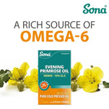 Sona Evening Primrose Oil 500mg Capsules 60 Pack - O'Sullivans Pharmacy - Vitamins - 5390612000556