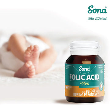 Sona Folic Acid Tablets 90 Pack - O'Sullivans Pharmacy - Vitamins -