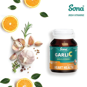 Sona Garlic and Vit C Tablets 60 Pack - O'Sullivans Pharmacy - Vitamins -