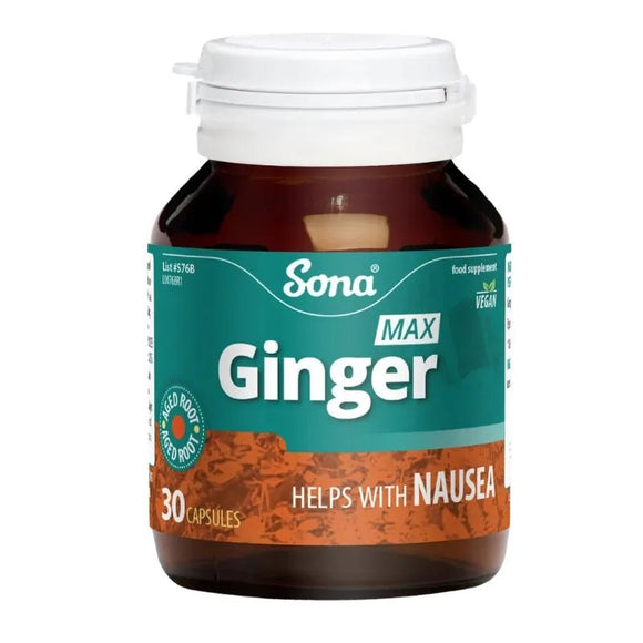 Sona Ginger Max Capsules 30 Pack - O'Sullivans Pharmacy