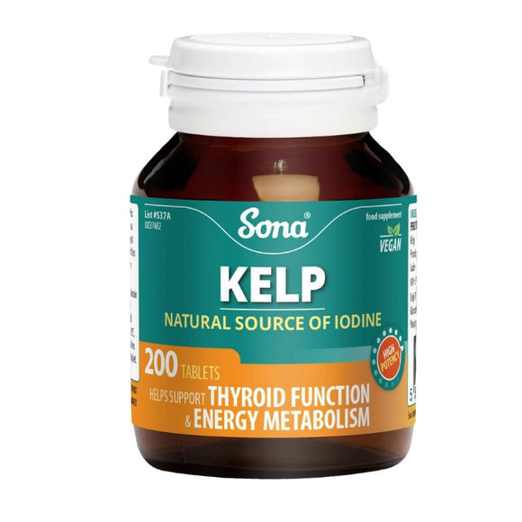 Sona Kelp Tablets 200 Pack - O'Sullivans Pharmacy - Vitamins - 5390612003700