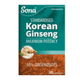 Sona Korean Ginseng Capsules 30 Pack - O'Sullivans Pharmacy