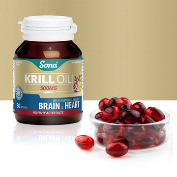 Sona Krill Oil Capsules 30 Pack - O'Sullivans Pharmacy - Vitamins - 5390612003595