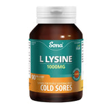 Sona L Lysine 1000mg Tablets 90 Pack - O'Sullivans Pharmacy - Vitamins - 5390612005100