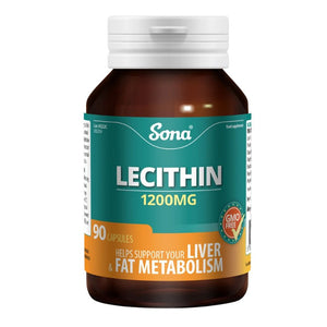 Sona Lecithin 1200mg Tablets 90 Pack - O'Sullivans Pharmacy - Vitamins - 5390612002253